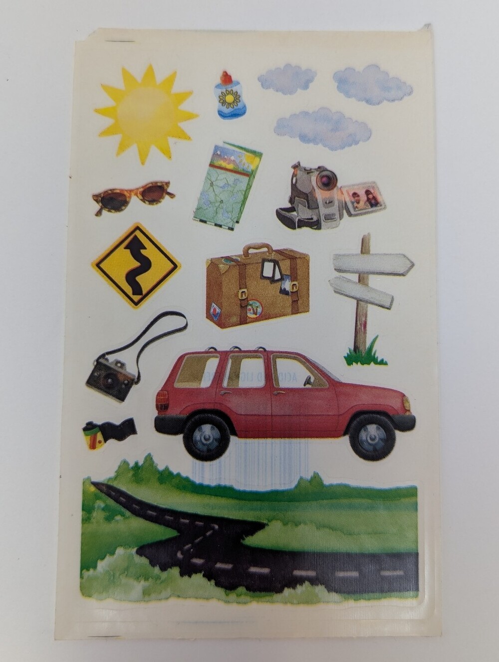 Sandylion Stickers Road Trip Vehicle Vintage